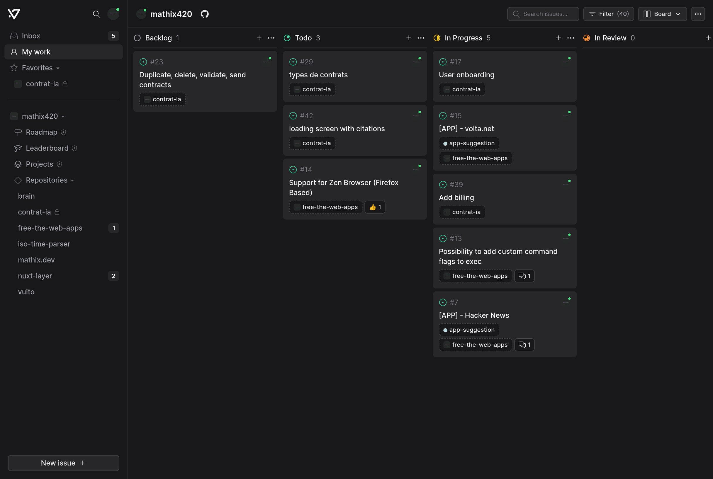Screenshot of TodoMate